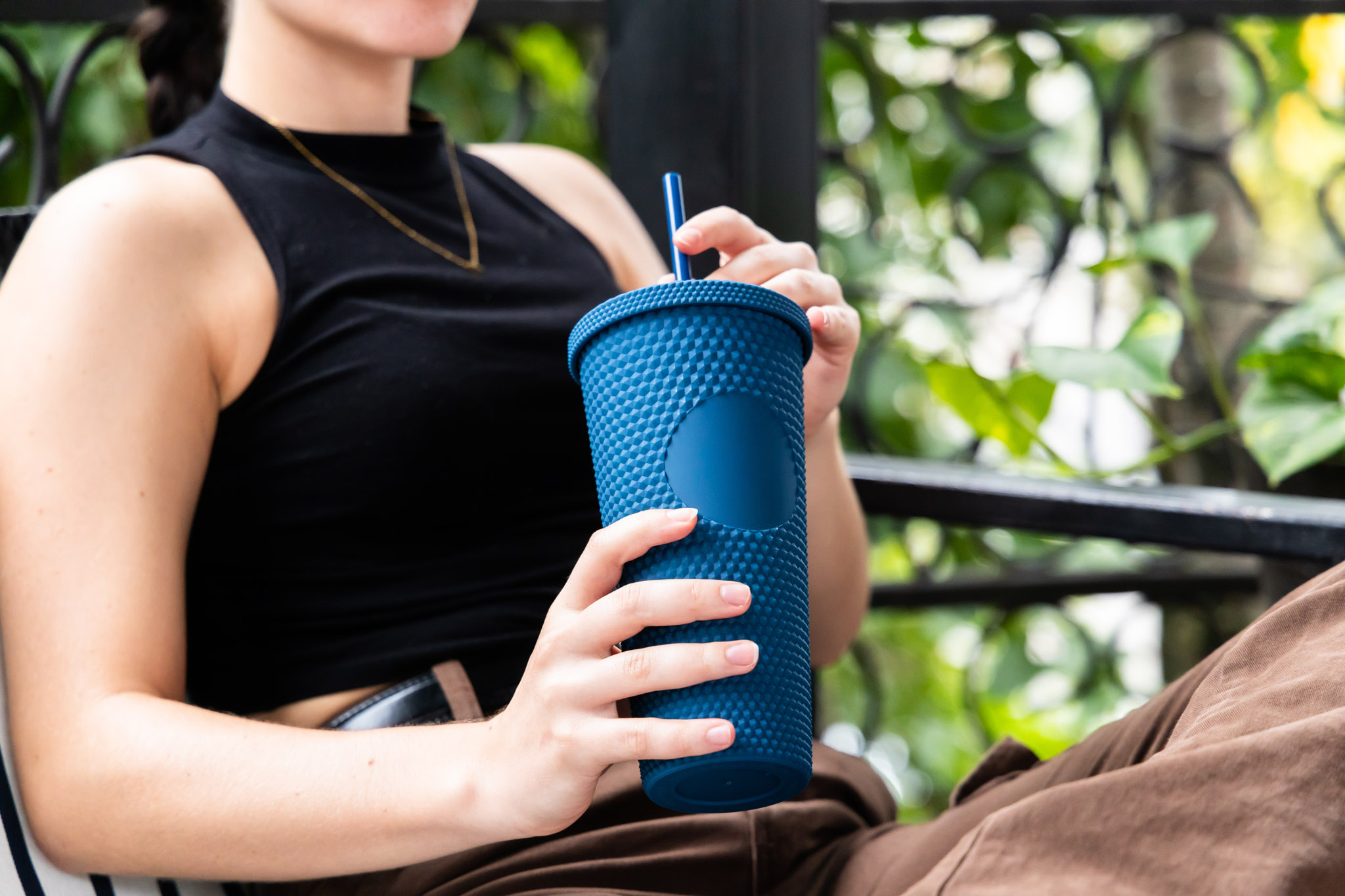 24 oz Bux Studded Recycled Tumbler 32